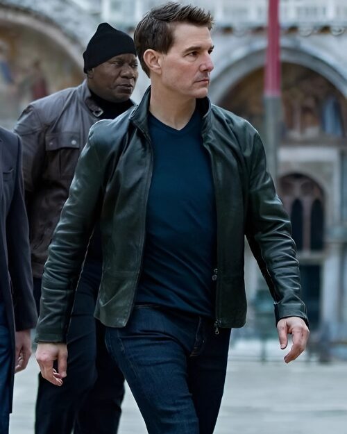 Mission Impossible 7 Dead Reckoning Tom Cruise Leather Jacket