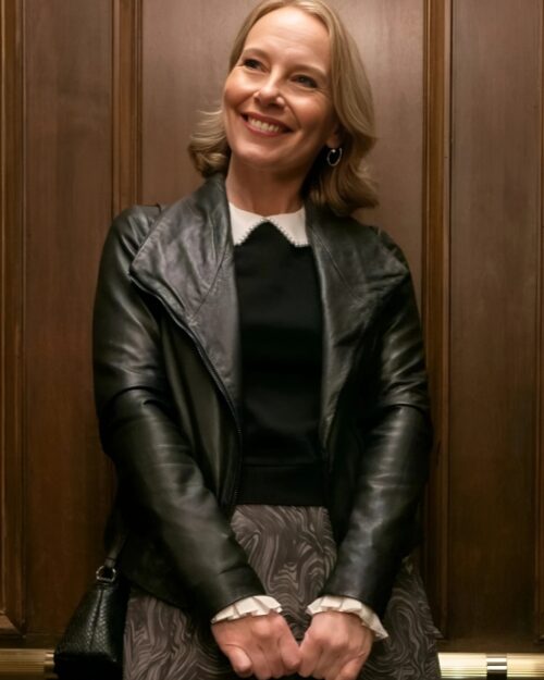 Amy Ryan Only Murders In The Building Leather Jacket