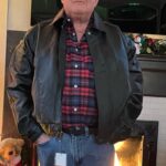 Men’s Oversized Black Leather Jacket