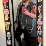 Abigail Sammy Black Leather Vest