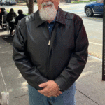 Men’s Oversized Black Leather Jacket