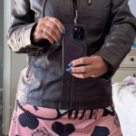 Hooded Style Bomber Leather Jacket For Men’s