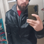 Olivia Black Real Leather Jacket With Hood