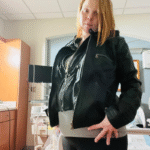 Hooded Style Bomber Leather Jacket For Men’s