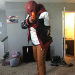 Red Hood Arkham Knight Bat Logo Real Leather Jacket