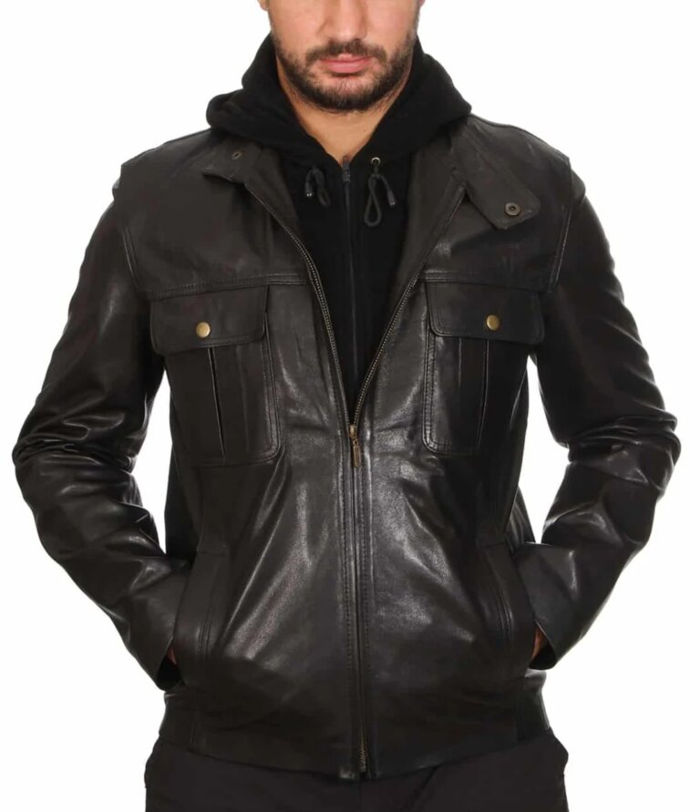 Comet-Black-Detachable-Hooded-Leather-Jacket-4
