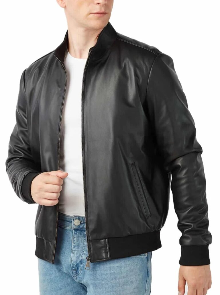 Genesis-Black-Leather-Bomber-Jacket-3