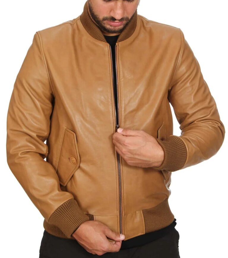 Horizon-Tan-Leather-Bomber-Jacket-4