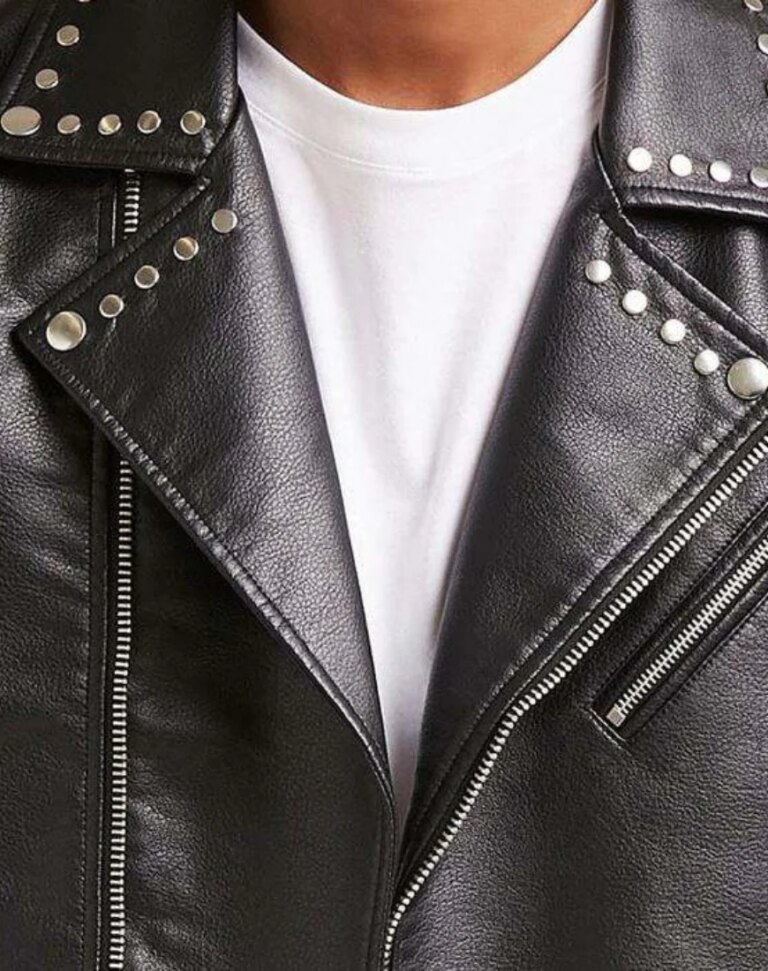 Men_sCarismaBlackStuddedBikerLeatherJacketcloseup
