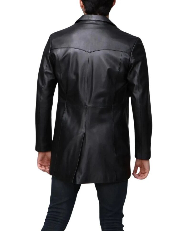 Men_sEspirituBlackLeatherTrenchCoatback