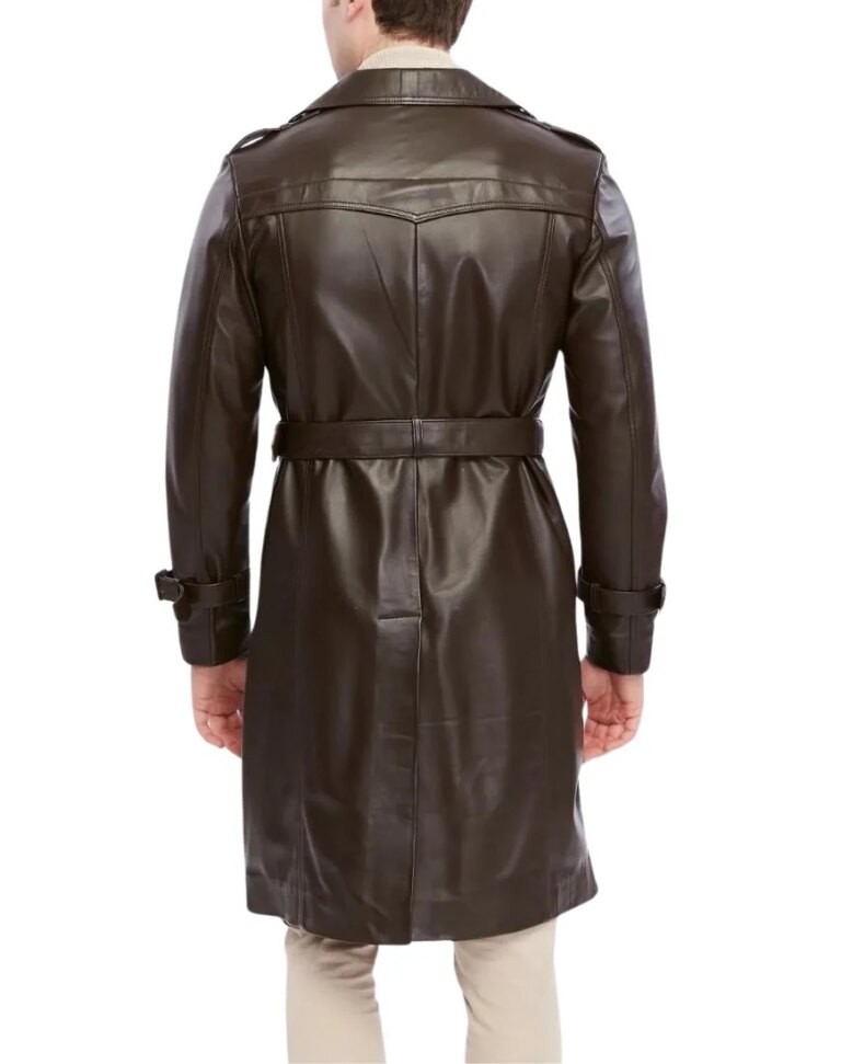 Men_sSamuraiBrownLeatherTrenchCoatback
