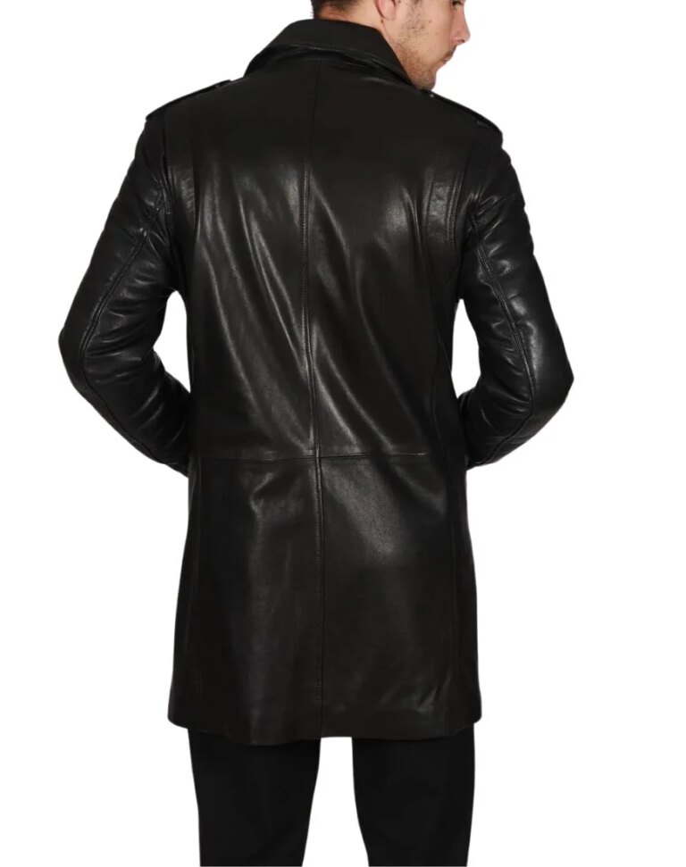 Men_sUnicoBlackLeatherTrenchCoatback