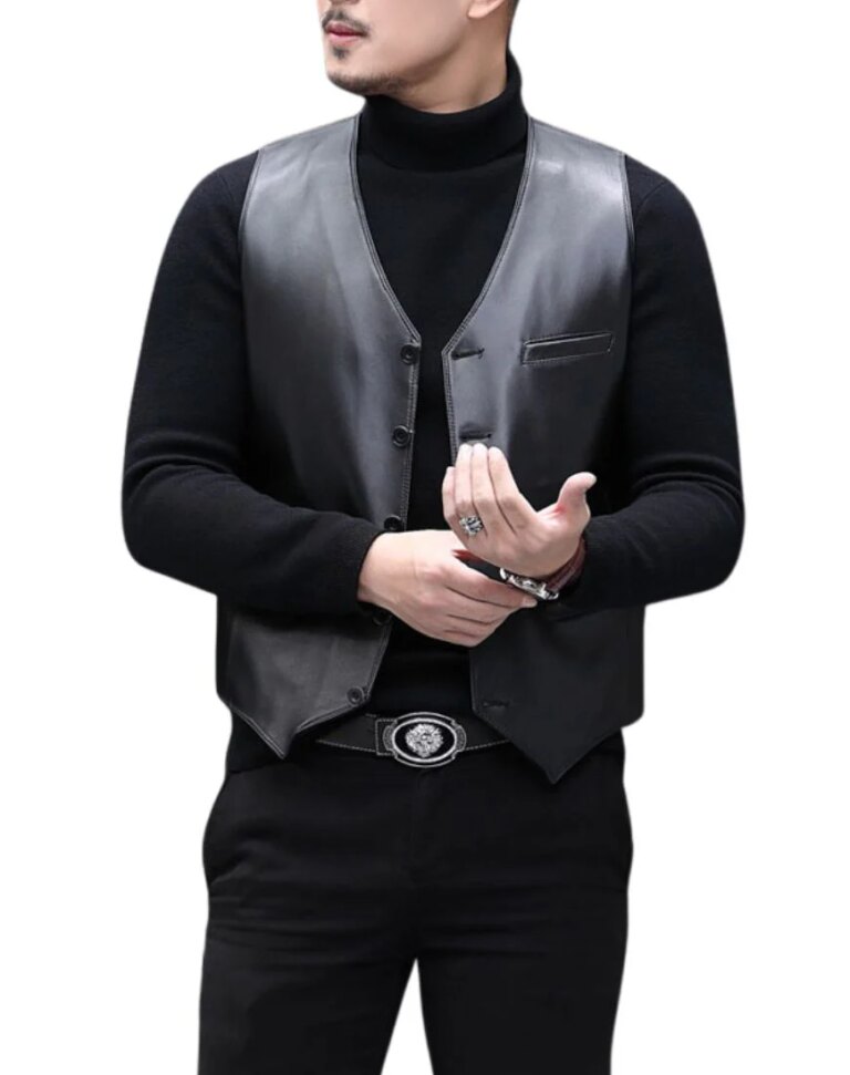Men_sZorroBlackLeatherVestfront2