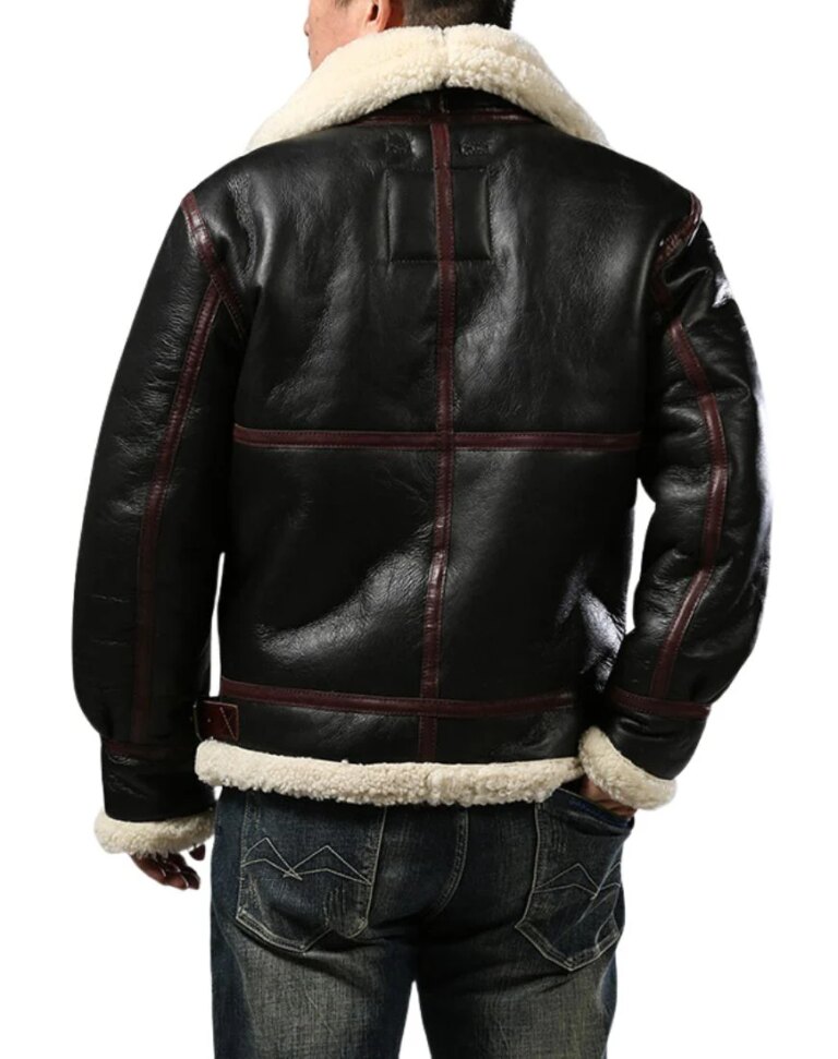 MensYukonA-2BrownBomberLeatherJacketback
