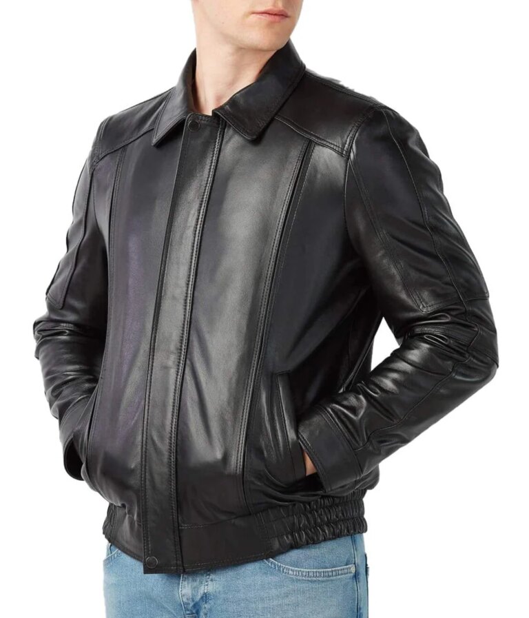 Quest-Black-Leather-Bomber-Jacket-5