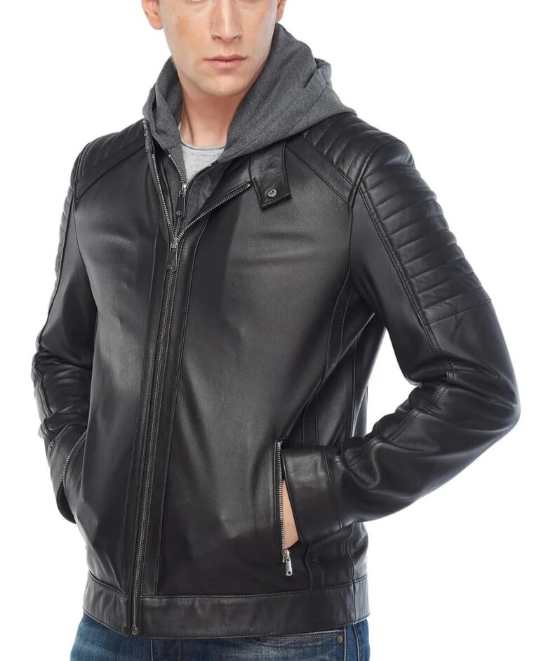 Radiant-Black-Detachable-Hooded-Leather-Jacket-3