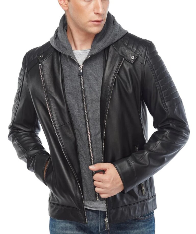 Radiant-Black-Detachable-Hooded-Leather-Jacket-4