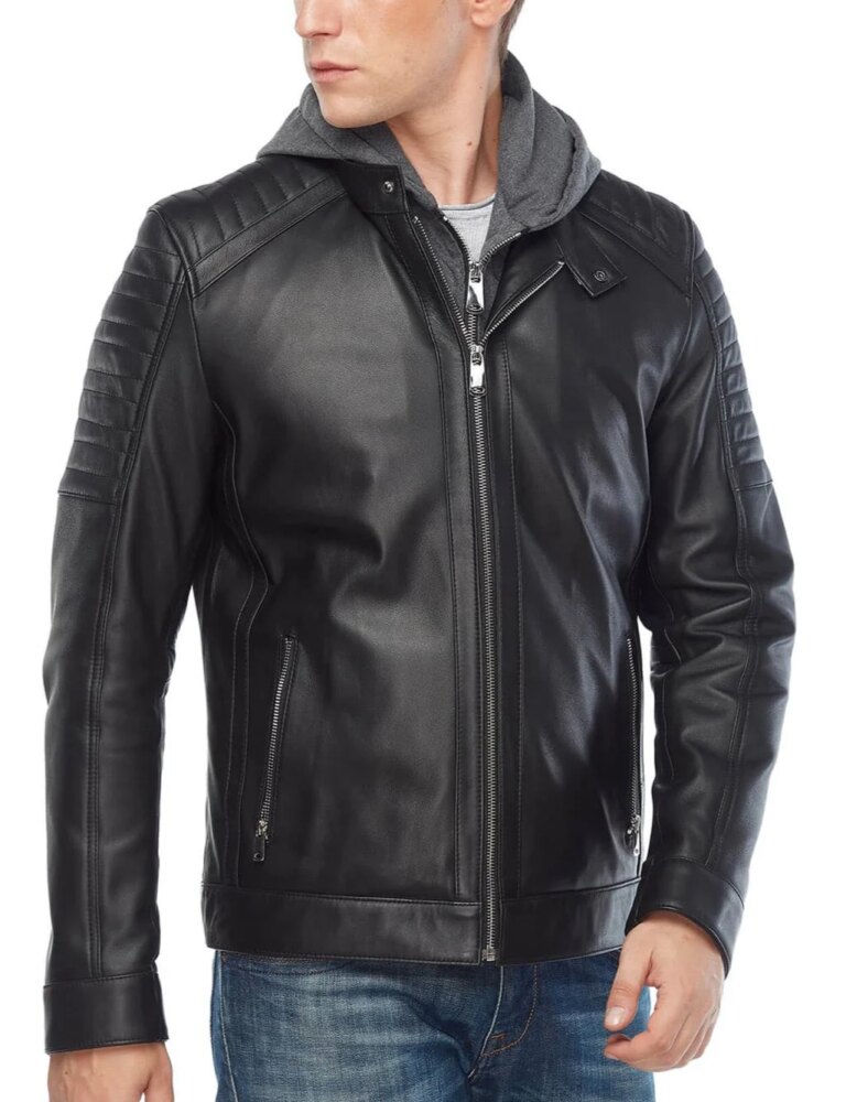 Radiant-Black-Detachable-Hooded-Leather-Jacket-6