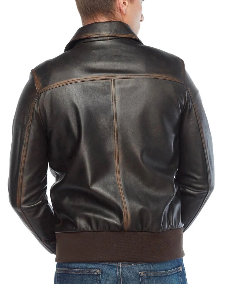 Rugged-Distressed-Brown-Leather-Bomber-Jacket-3