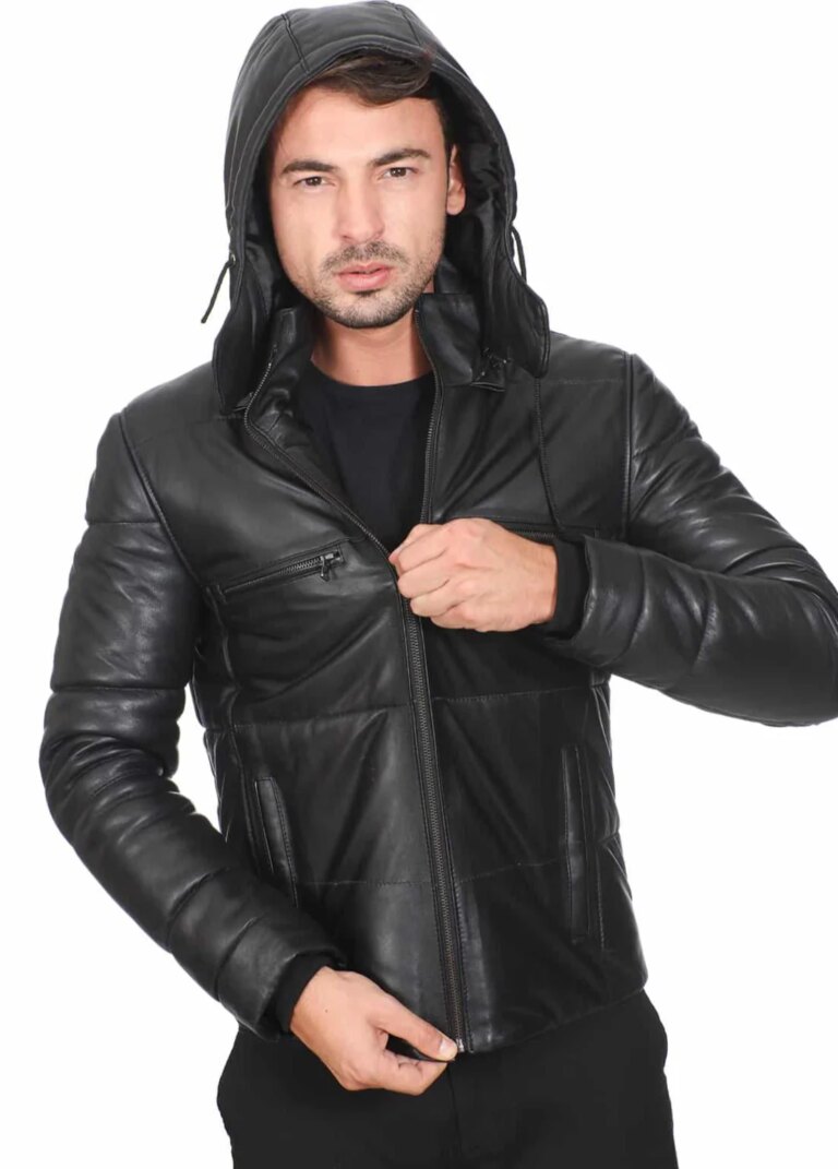 Stellar-Black-Detachable-Hooded-Leather-Jacket-3