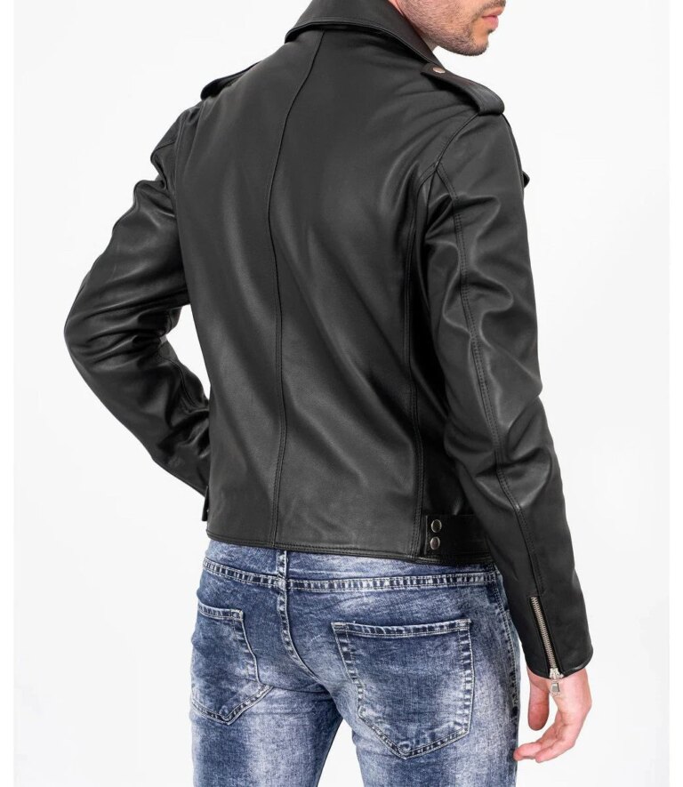 Striker-Black-Leather-Biker-Jacket-3