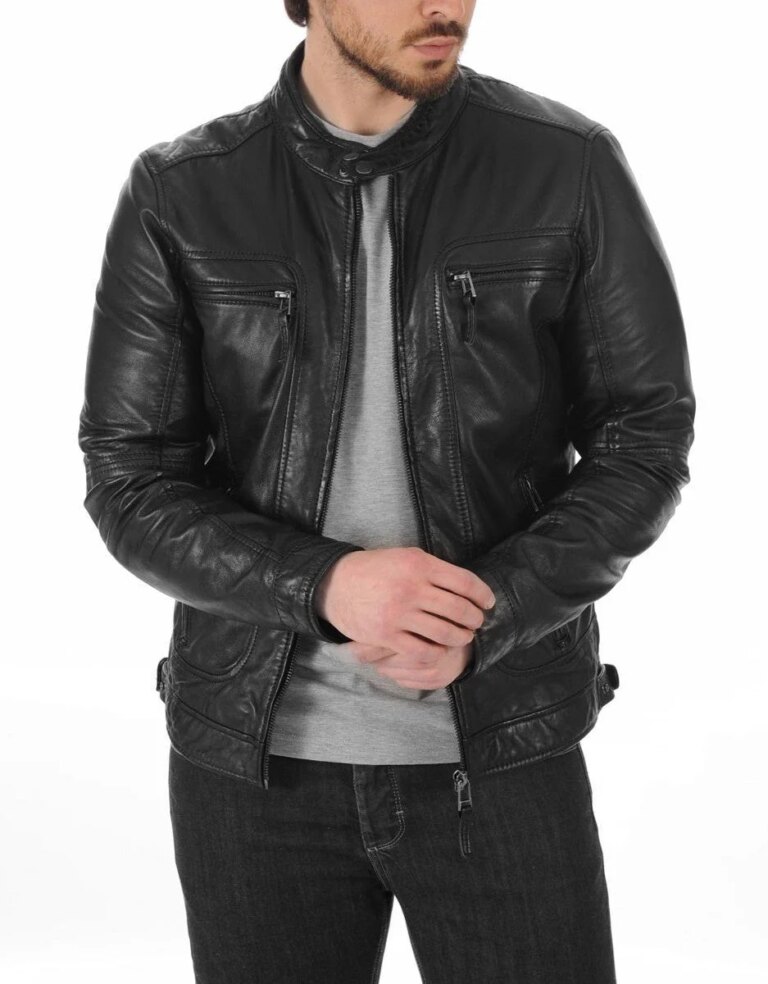 Summit-Black-Leather-Biker-Jacket-2
