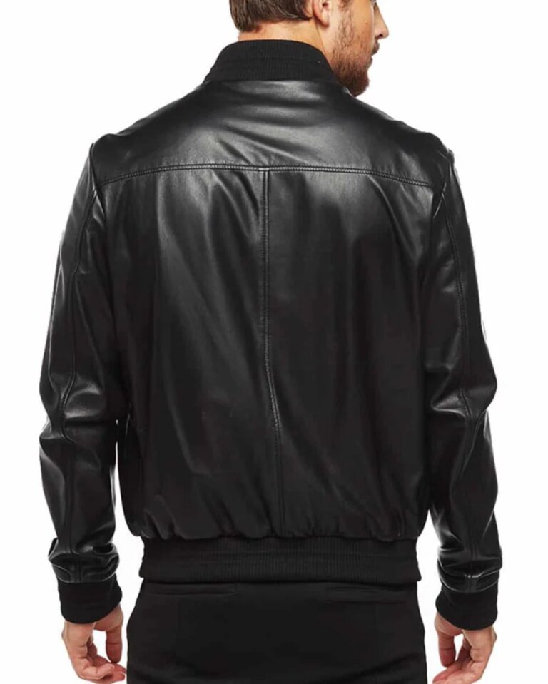 Velocity-Black-Leather-Bomber-Jacket-2
