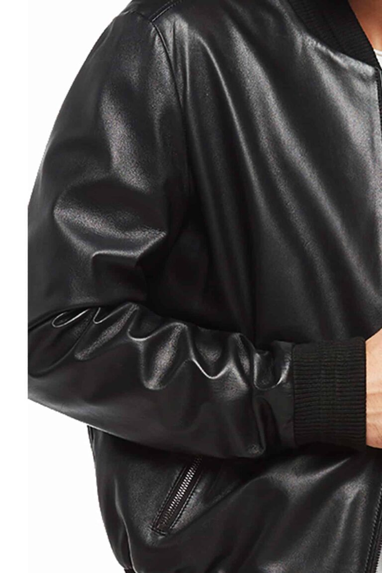 Velocity-Black-Leather-Bomber-Jacket-5