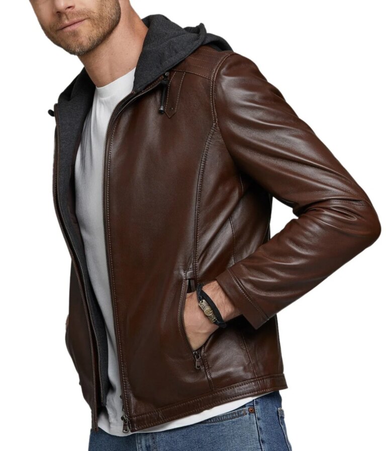 Volt-Brown-Detachable-Hooded-Leather-Jacket-6