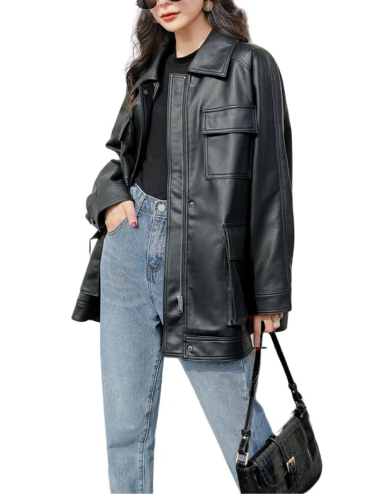 Women_s-Ella-Black-Oversized-Leather-Jacket-front2