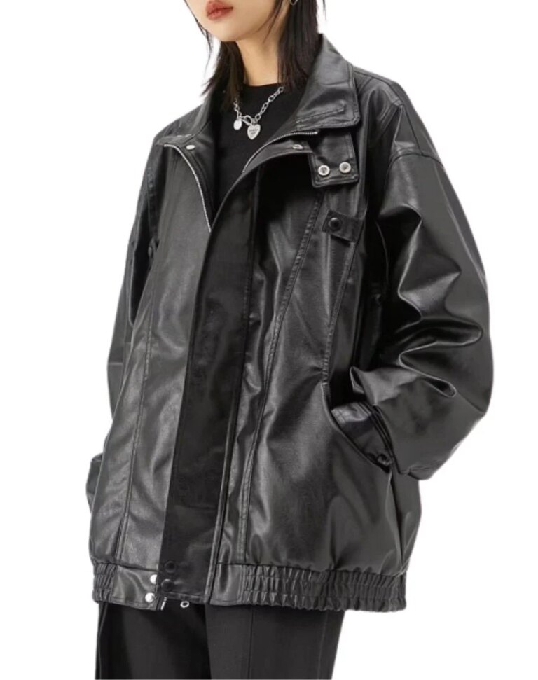 Women_s-Kaya-Black-Oversized-Leather-Jacket-side