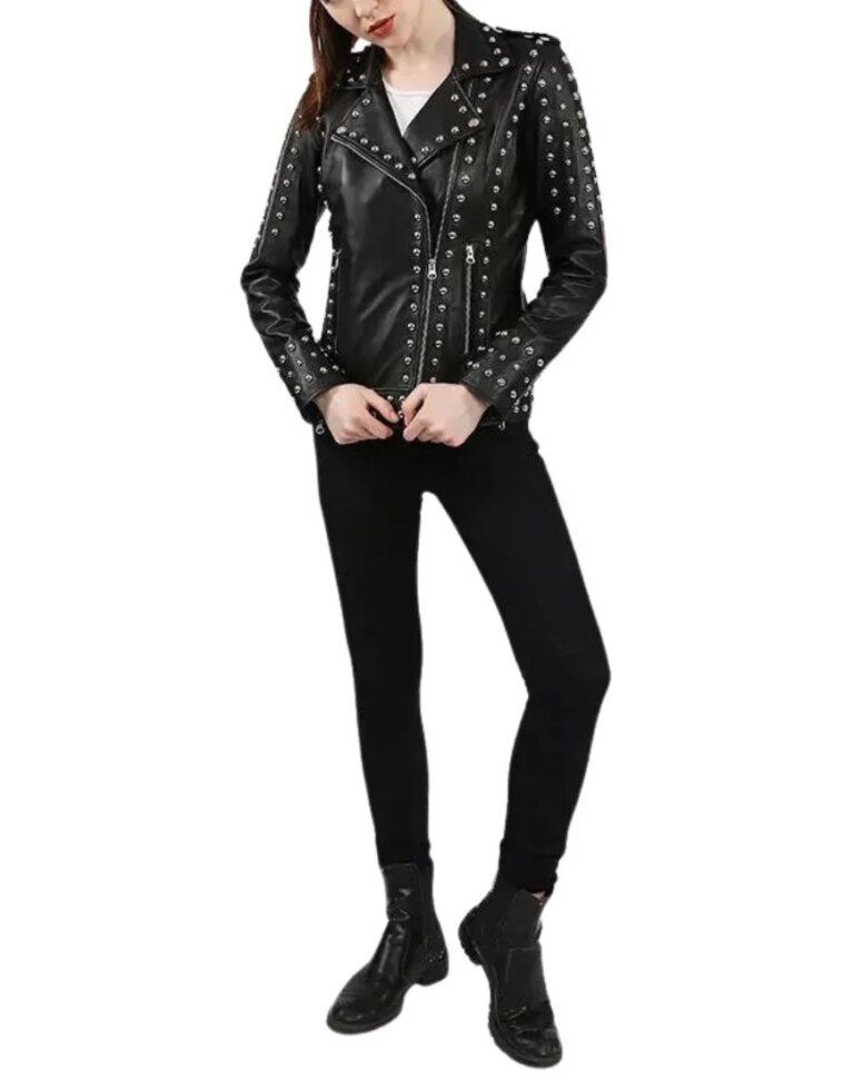 Women_sEleonoraStuddedBlackBikerLeatherJacketfullpose