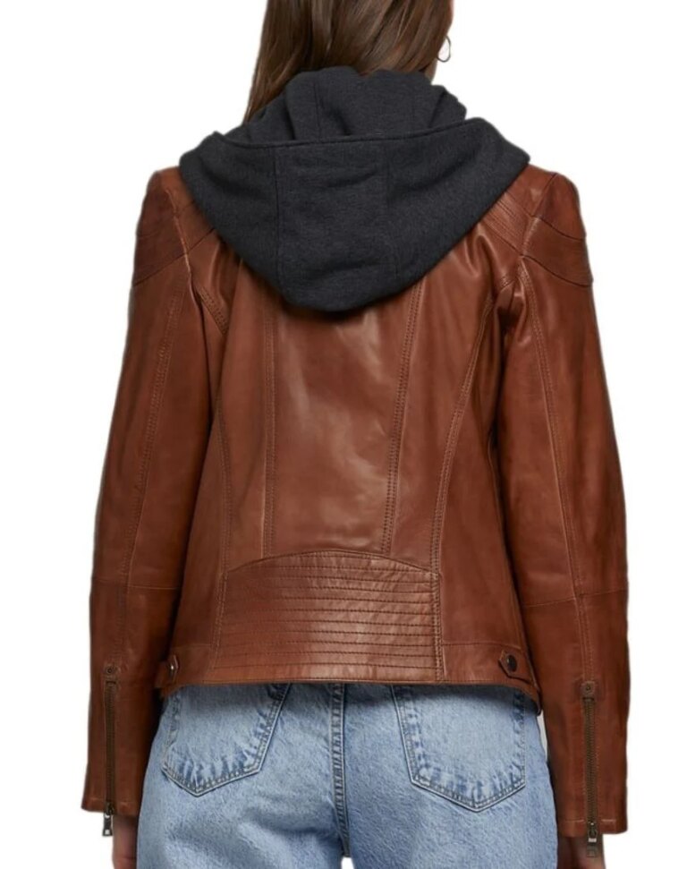 Women_sFrostWaxedTanRemovableHoodieLeatherJacketback