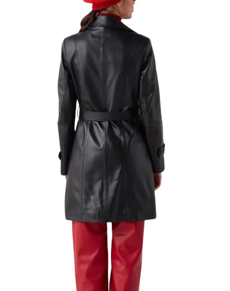 Women_sLuneBlackLeatherTrenchCoatback