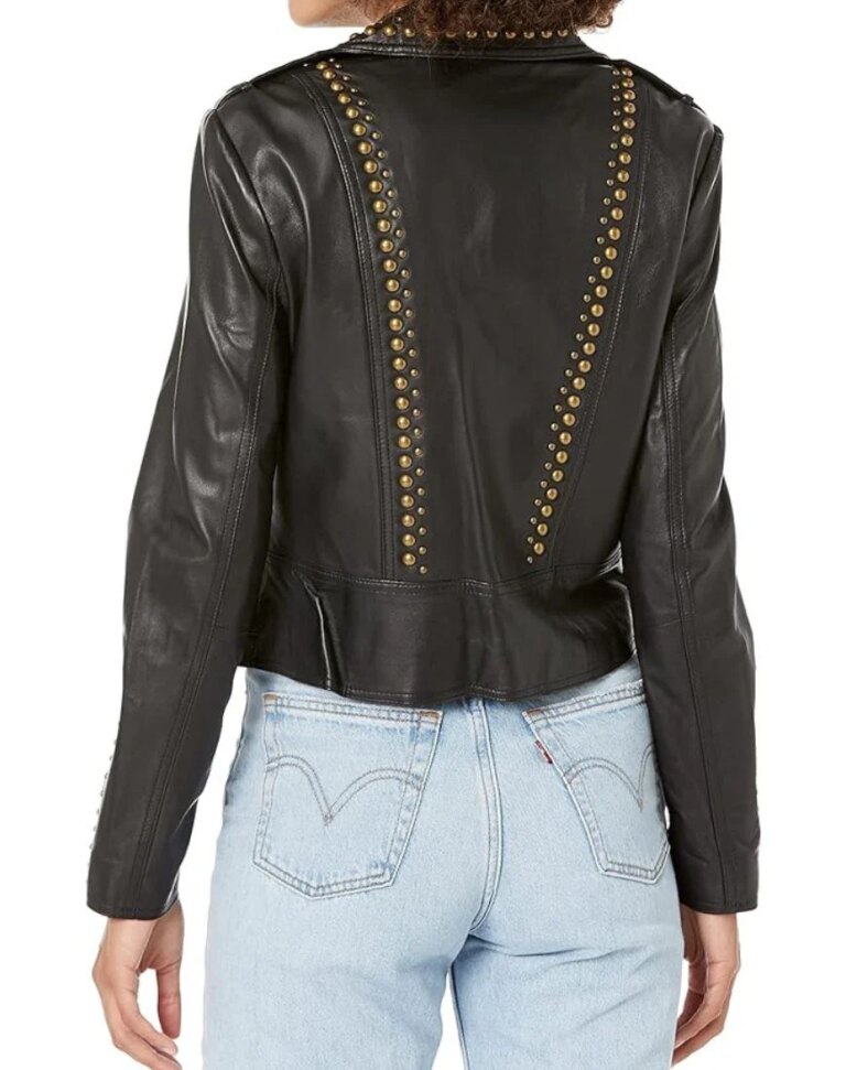 Women_sSerenaStuddedBlackBikerLeatherJacketBack