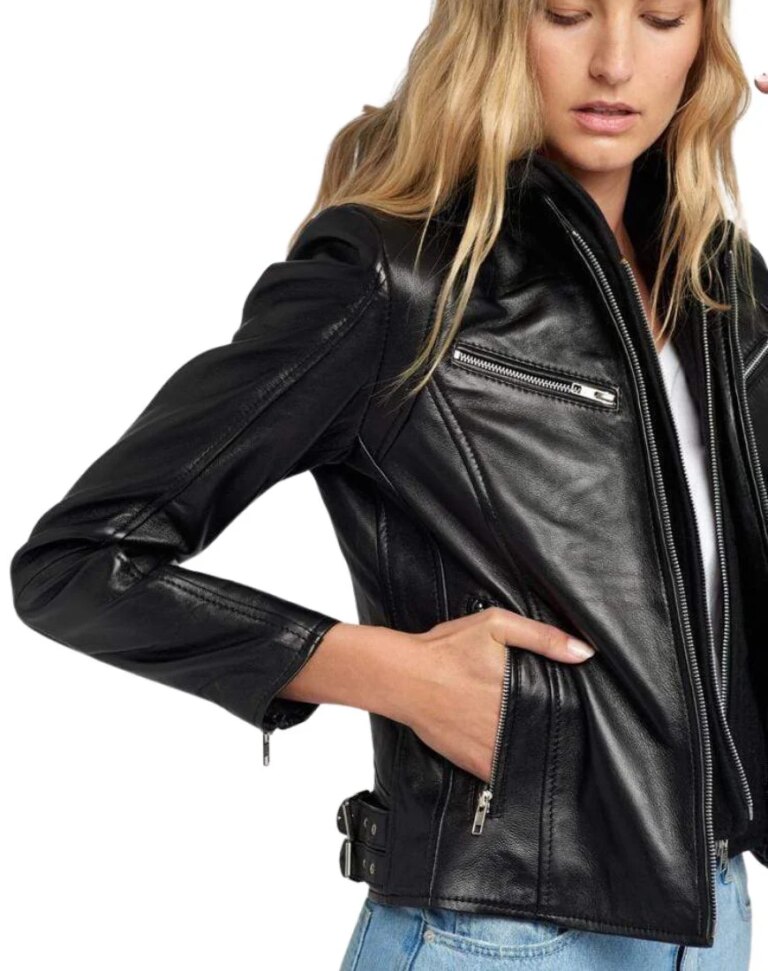 Women_sShieldBlackRemovableHoodedLeatherJacketside