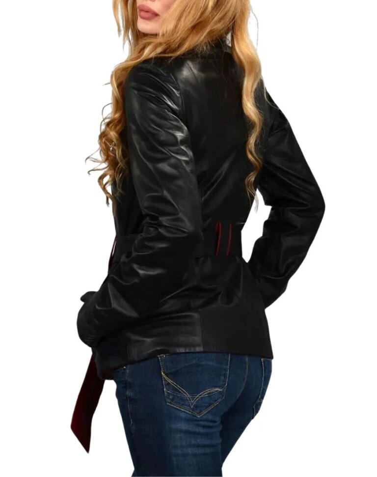 Women_sUnicaBlackLeatherCoatback