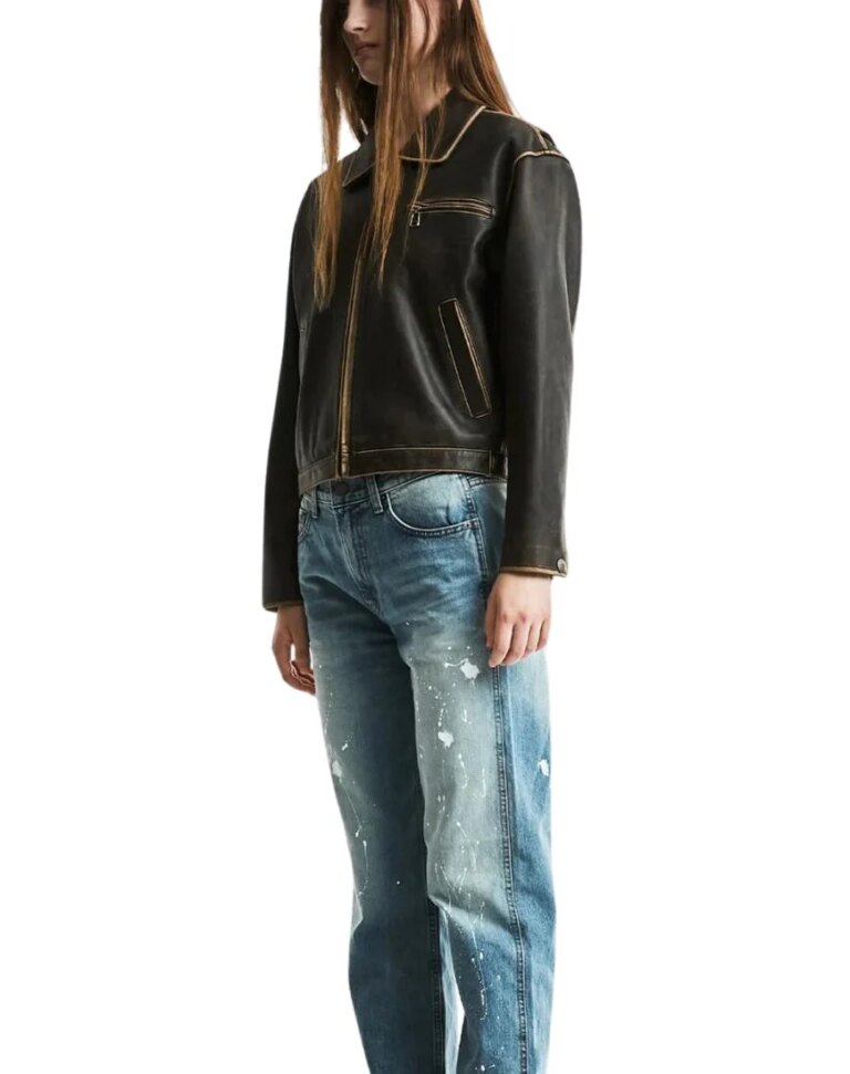 Women_sValorVintageBrownBikerLeatherJacketside