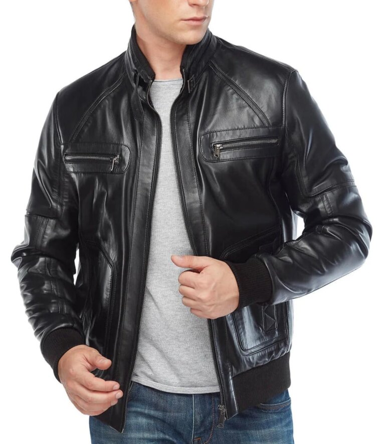 Zenith-Black-Leather-Bomber-Jacket-4