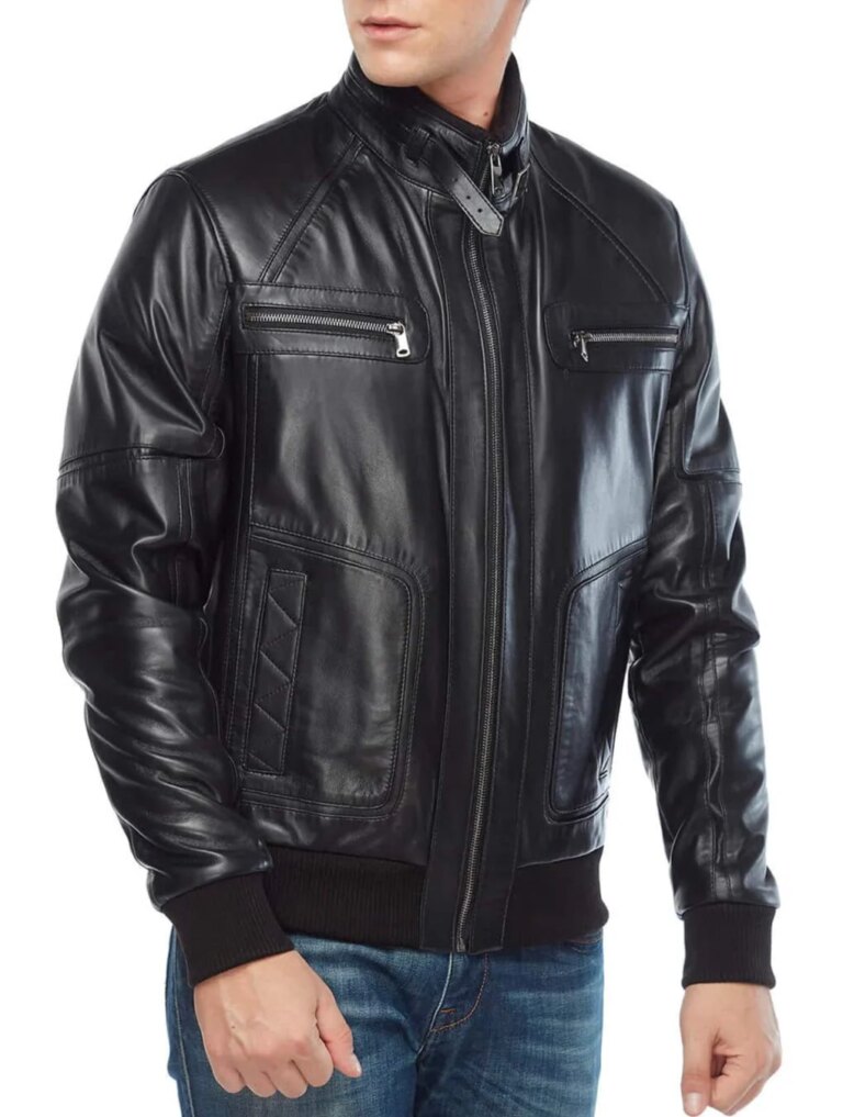 Zenith-Black-Leather-Bomber-Jacket-6